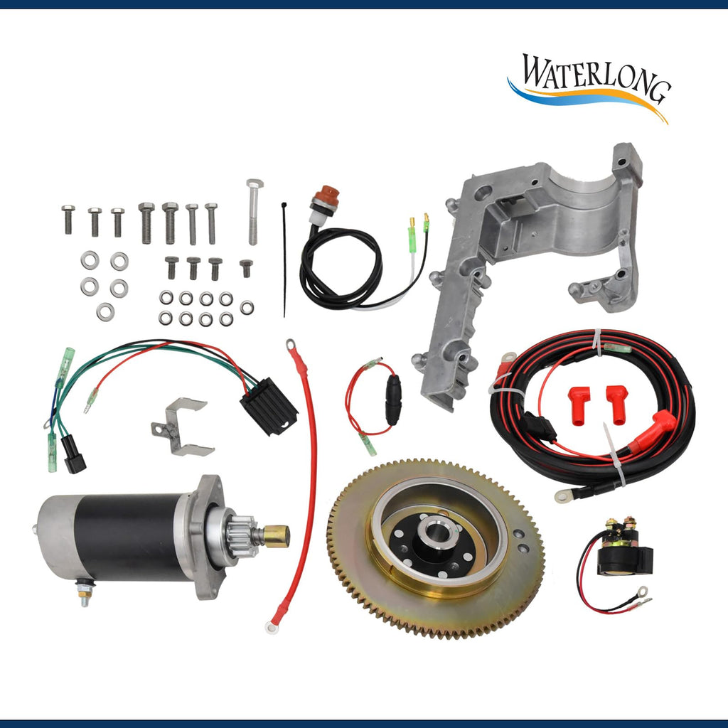 WATERLONG 6H4 Electric starter kit for Yamaha outboard 40HP 3CLY. 50HP 2 Stroke