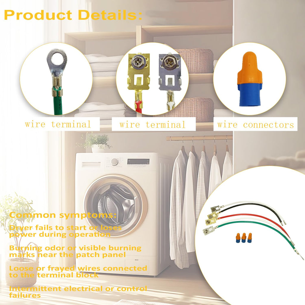 279318 Dryer Terminal Block Kit Compatible with Whirlpool Kenmore Maytag