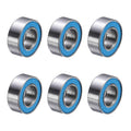 uxcell 6 Pcs MR84-2RS Deep Groove Micro Bearing, 4x8x3mm Chrome Steel