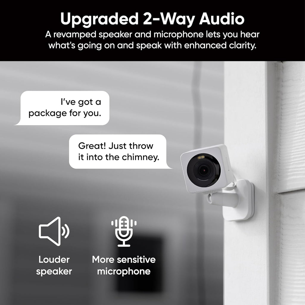 Cam OG Indoor/Outdoor 1080p Wi-Fi Smart Home Security Camera with Color Night Vision, Built-in Spotlight, Motion