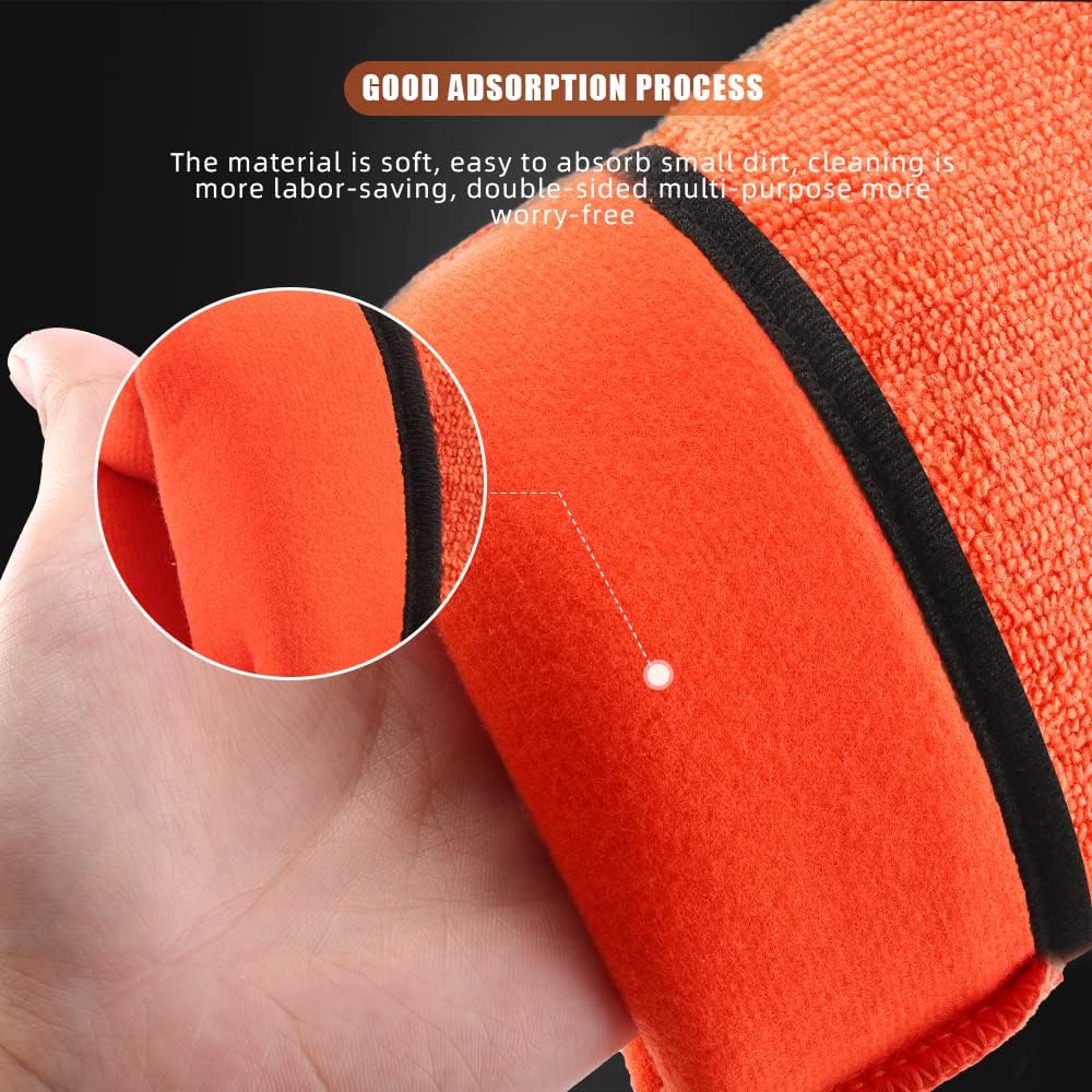 Clay Mitt, Medium Grade Clay Bar Infused Mitt, Synthetic Clay Glove, Car Detailing Glove Quickly Removes