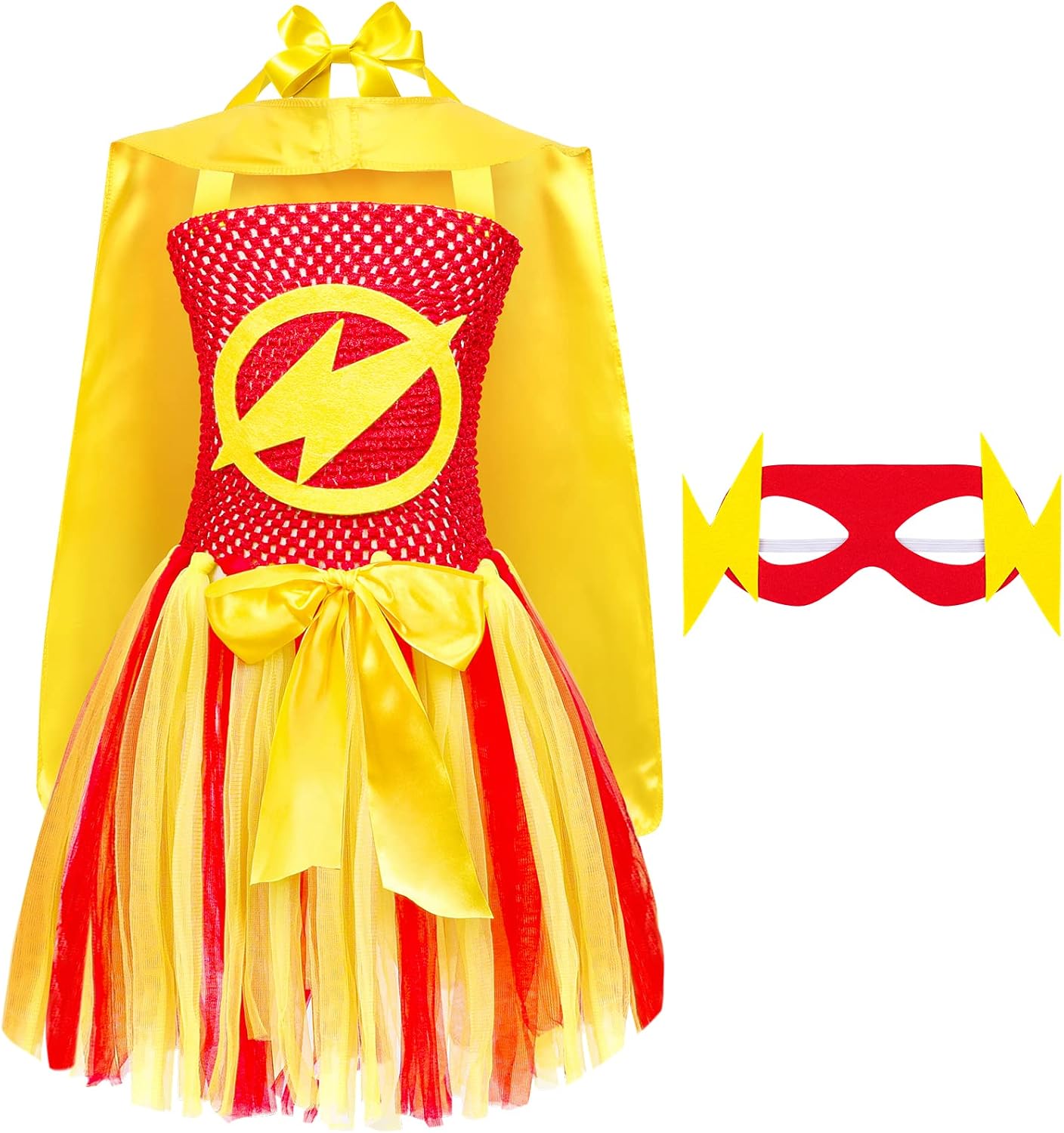 Girls Dress up Trunk Girl Pretend Play Costumes,12pcs Role Play Set | with Supergirl Hero Costumes for Toddler Little