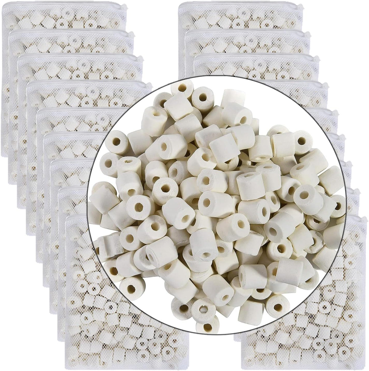 Aquarium Bio Ceramic Rings 18 lbs Filter Media for Canister Filter