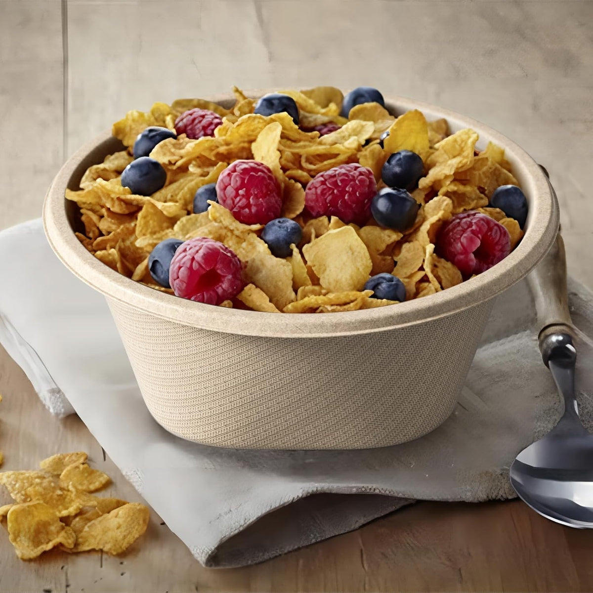 24 Oz Disposable Bowls, [100 Pack] Paper Bowls Disposable - Heavy Duty and Eco-friendly Sugarcane and Bamboo Bagasse