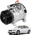 Air Conditioner AC Compressor with Clutch Compatible with BMW X5,320i 328i 428i 528i 535i 228i 328d 535d 740Ld GT xDrive Gran Coupe 2014 2015 2016,Replace 64529216466 64529399059,64529330825 ect