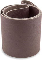 Red Label Abrasives 6 X 89 Inch 80 Grit Aluminum Oxide Multipurpose Sanding Belts for Woodworking, Leather, Rubber, Plastic & Light Metal Working, Belt Sander Paper 2 Pack