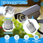 Copkim 12V DC Geared Motor Kit, 50rpm