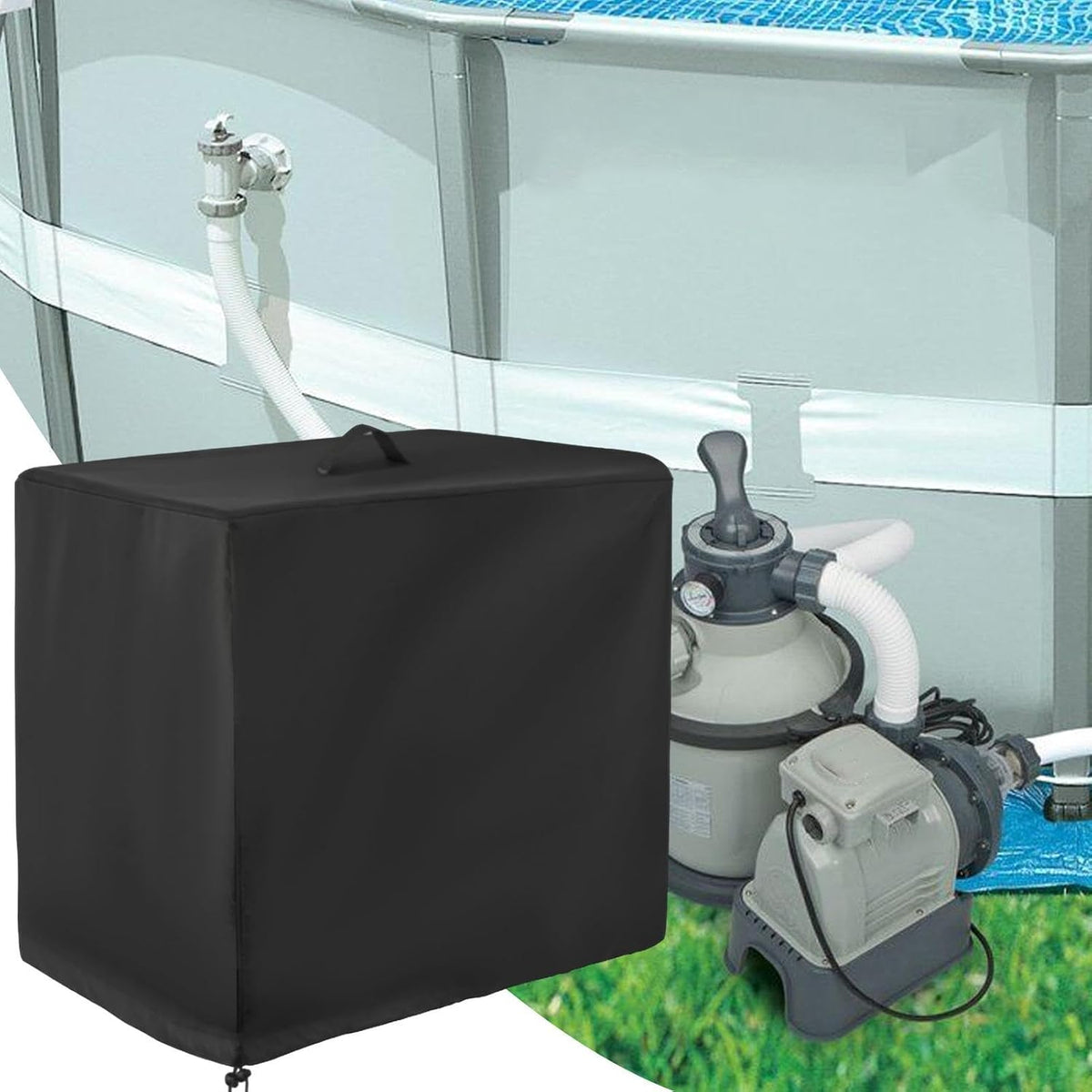Pool Filter Cover Waterproof Sand-Proof Strainer Enclosure