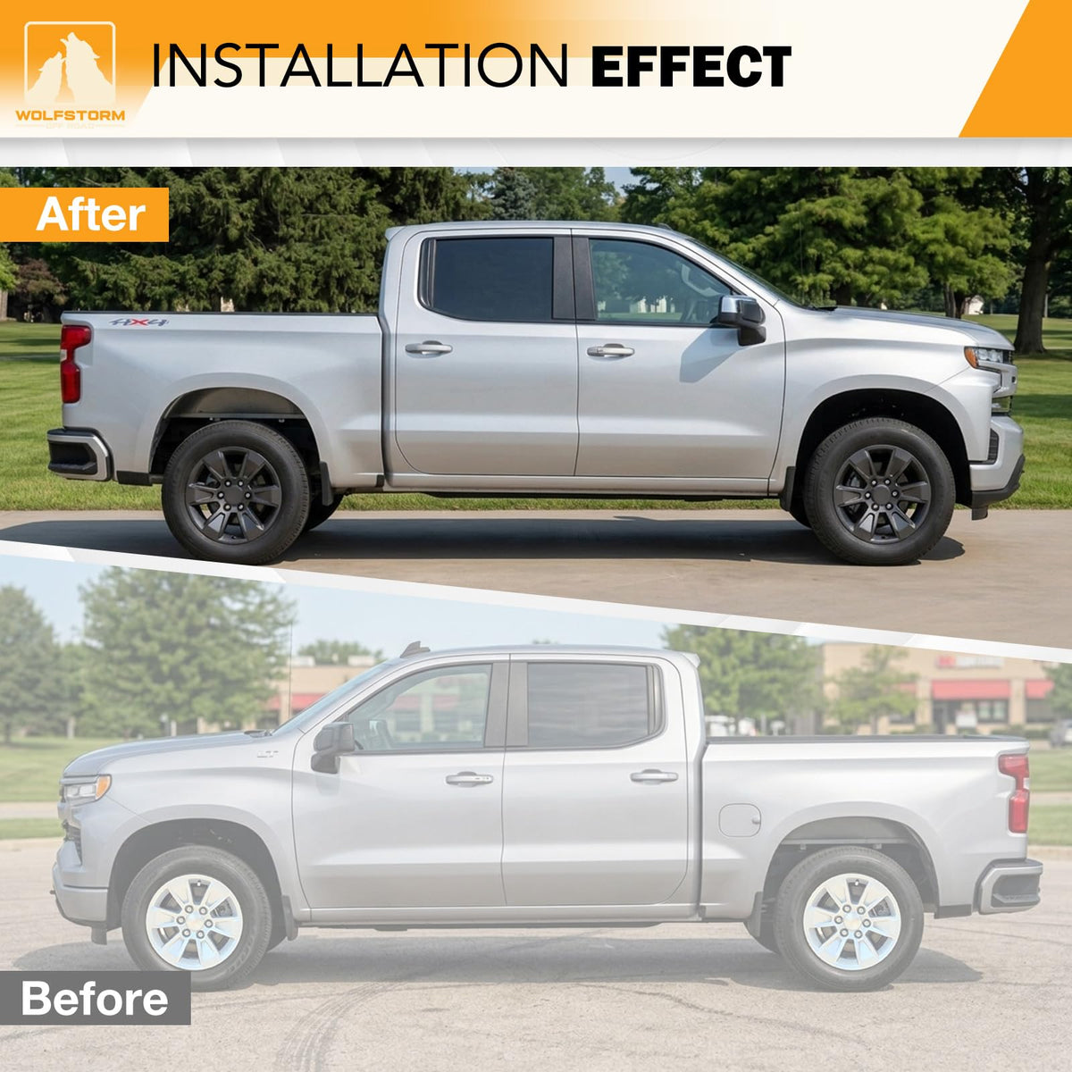 17 Inch Wheel Skins for 2019-2026 GMC Sierra 1500 SLE Model