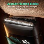 Electric Foil Shavers for Men: IPX7 Waterproof - Emerald Green