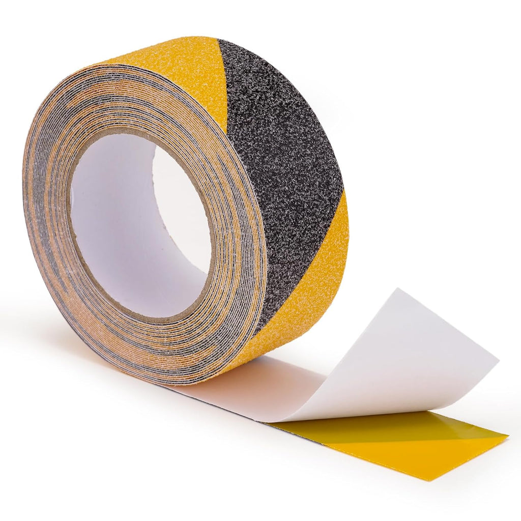 Anti Slip Tape 2" x 60Ft Heavy Duty Grit Safety Grip for Stairs | Grip Tape for Steps, Floors, Indoor & Outdoor