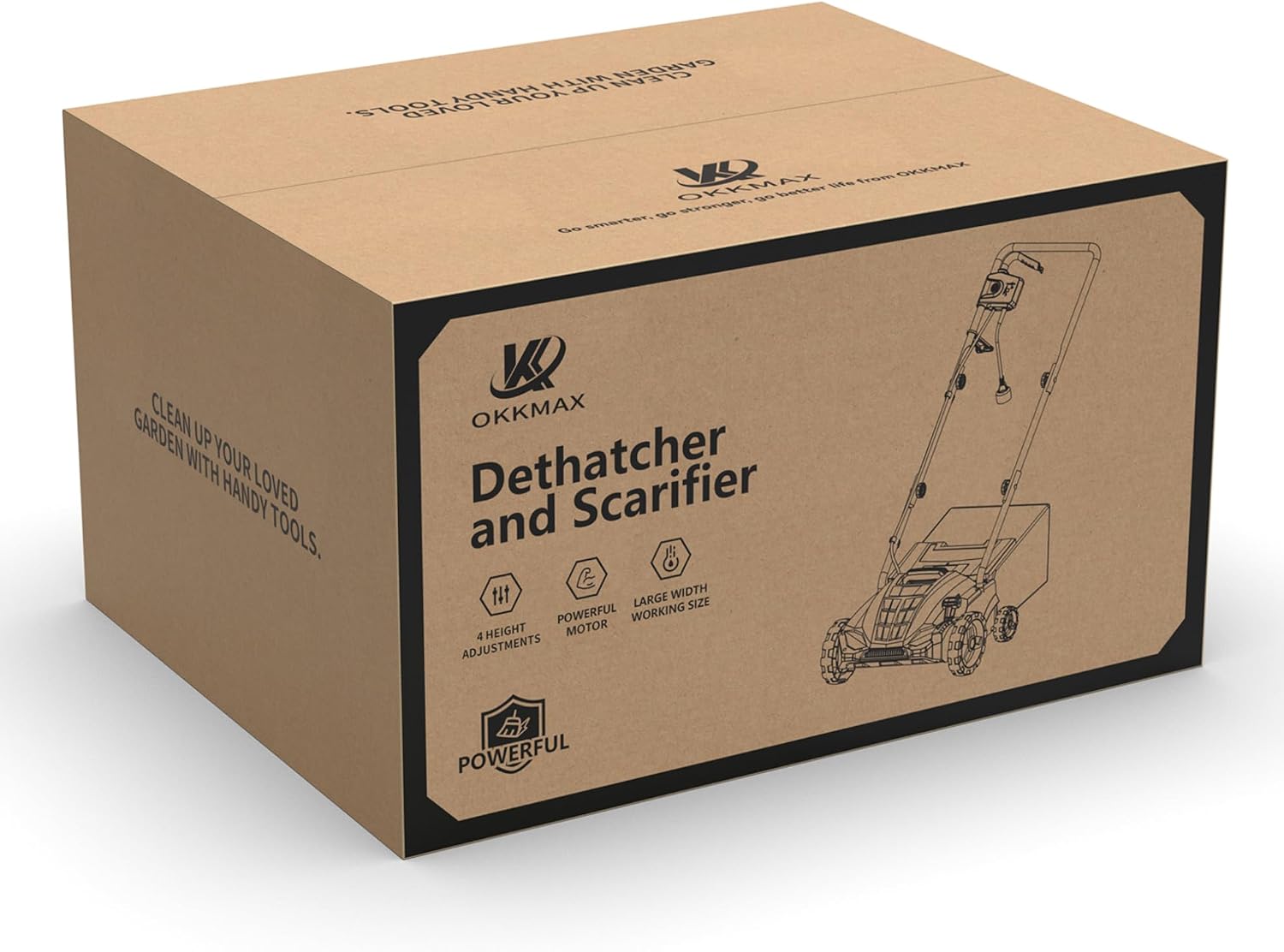 2-in-1 Electric Dethatcher Scarifier, Lawn Dethatcher with Collection Bag, 4-Position Depth Adjustment,13-Inch