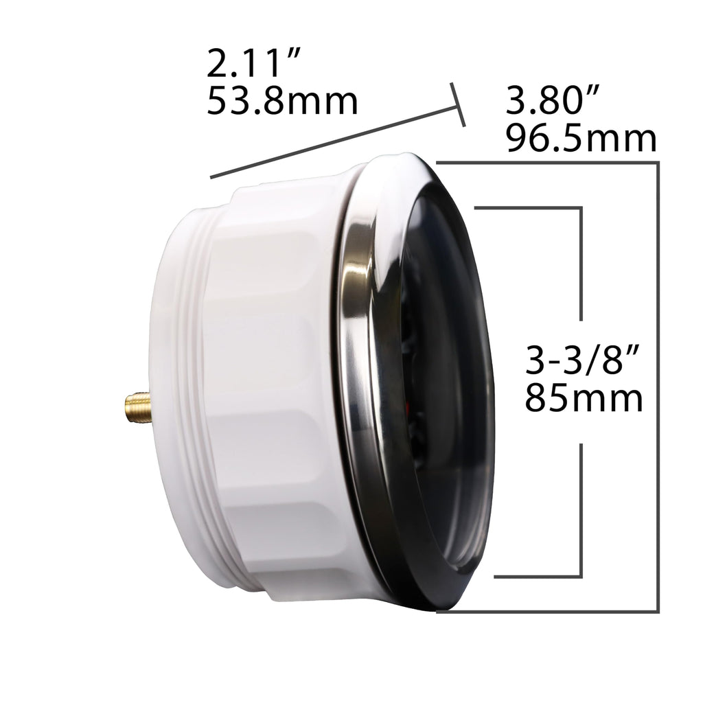 MOTOR METER RACING 85mm 3-3/8" W Pro GPS Speedometer