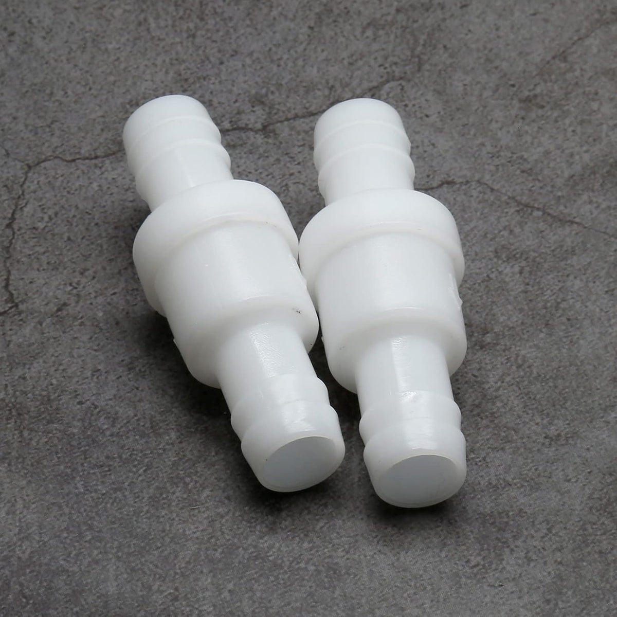 Check Valve 1/2 Inch Plastic Barb One Way PVDF Pack of 2