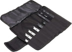 Amazon Basics Chromium Vanadium Steel Reciprocating Saw Blade Set with Organizer Pouch, Compatible For Plastic, 32-Pieces, Black & White
