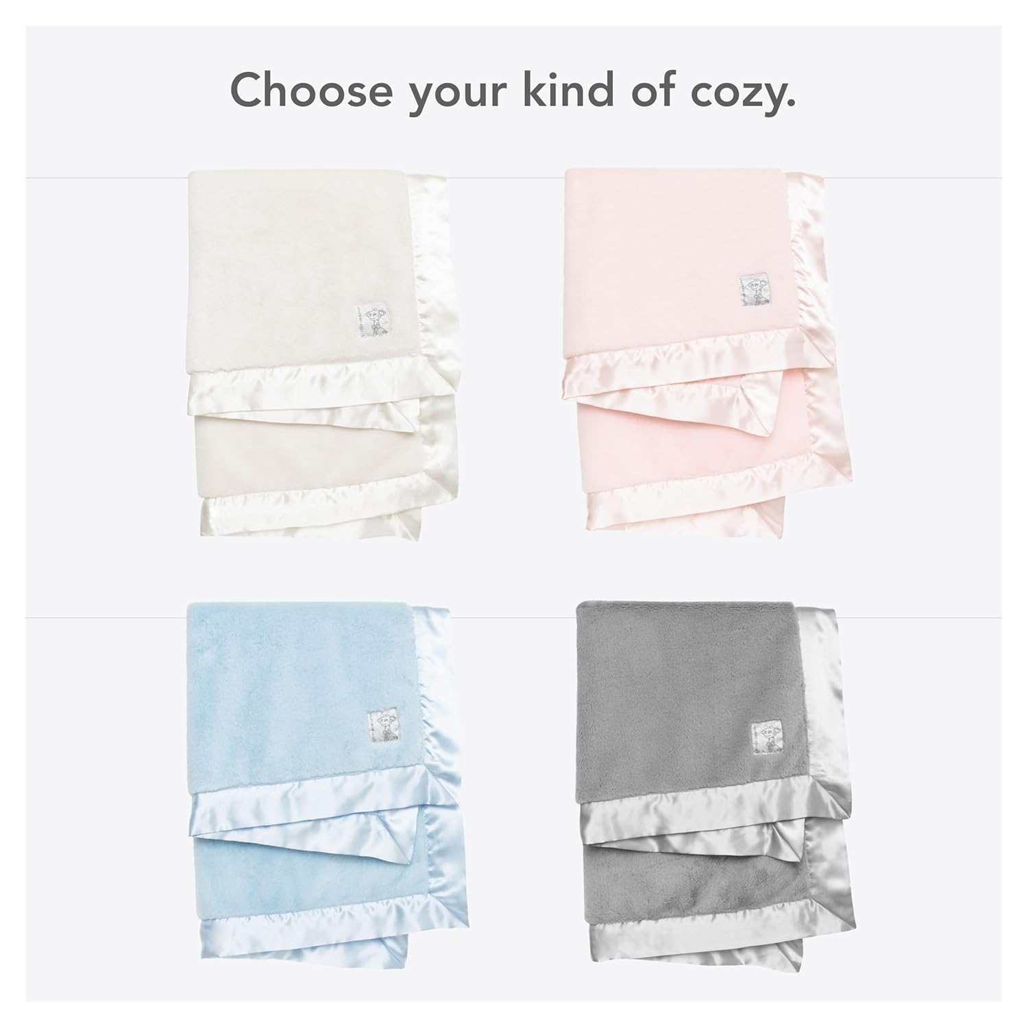 Posh Mink Baby Blanket - Double-Sided Ultra Soft Plush Fabric, for New Moms, Newborn Must-Have for Girls & Boys, Cozy