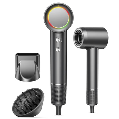 Hair Dryer, 160000 RPM Professional High Speed Ionic Blow Dryer • 500 Million Negative Ions • Intelligent Heat