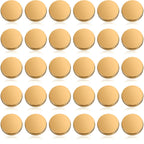 30 Pcs Metal Shank Buttons Round Flat Gold Sewing,25 mm,Gold