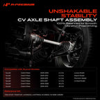 A-Premium Front Right Passenger Side CV Axle Shaft Assembly