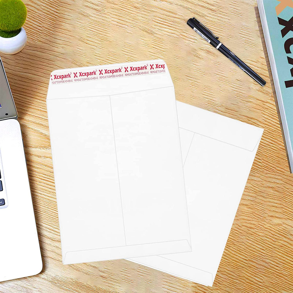 120 PCS 6x9 inches Security Catalog Envelopes Printable Self Seal Envelopes, Anti Tear White Envelopes for Invitation