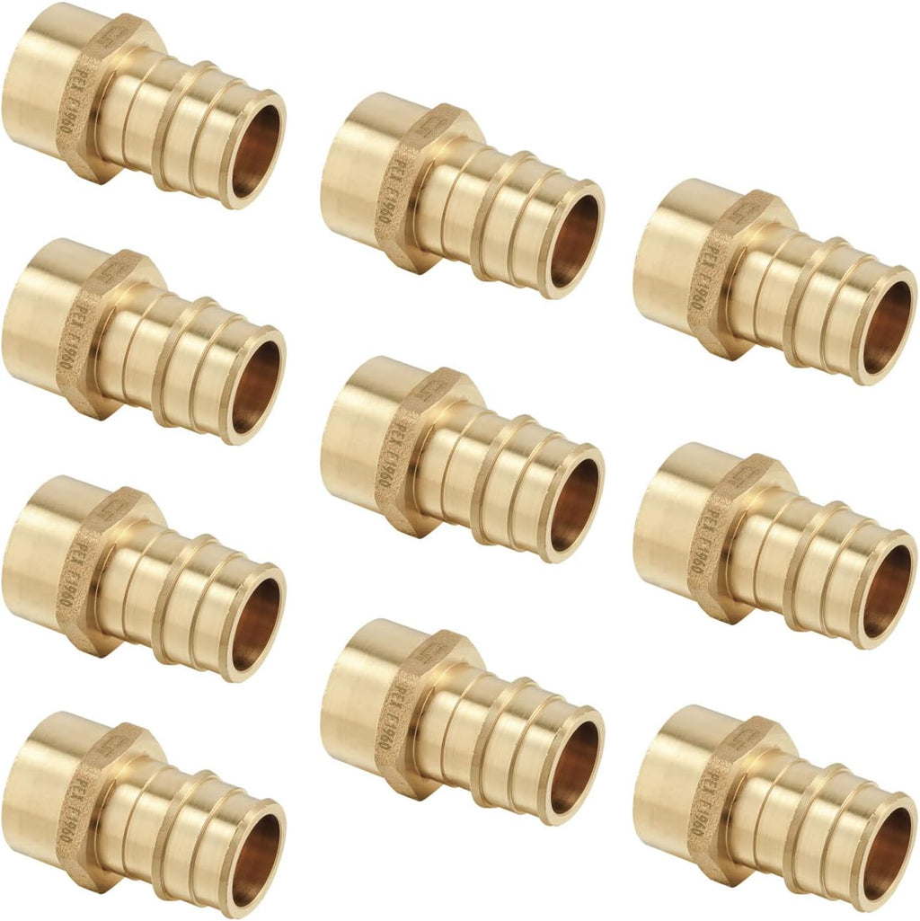 10Pcs EFIELD Pex A Expansion 3/4 inch Female NPT Adapter(PEX1960028-10)