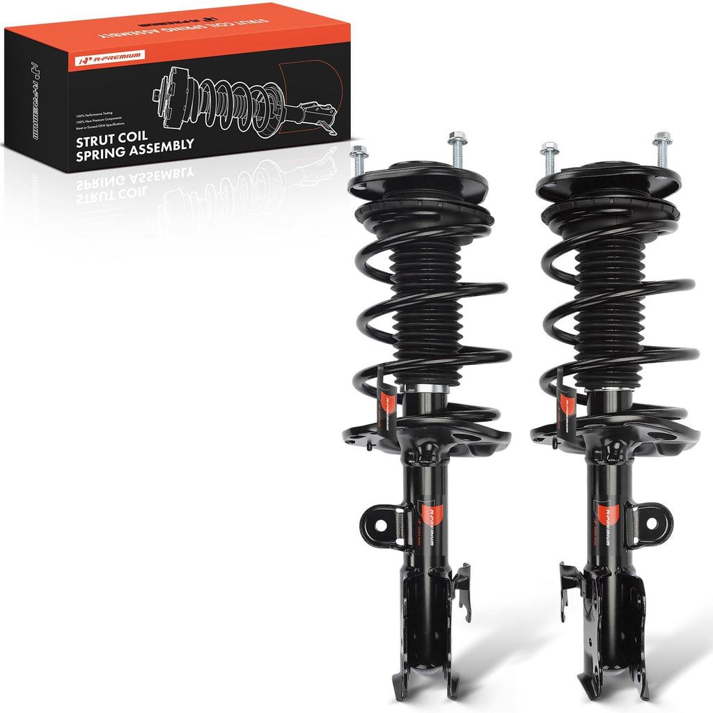 A-Premium Front Complete Struts with Coil Spring Compatible with Lexus