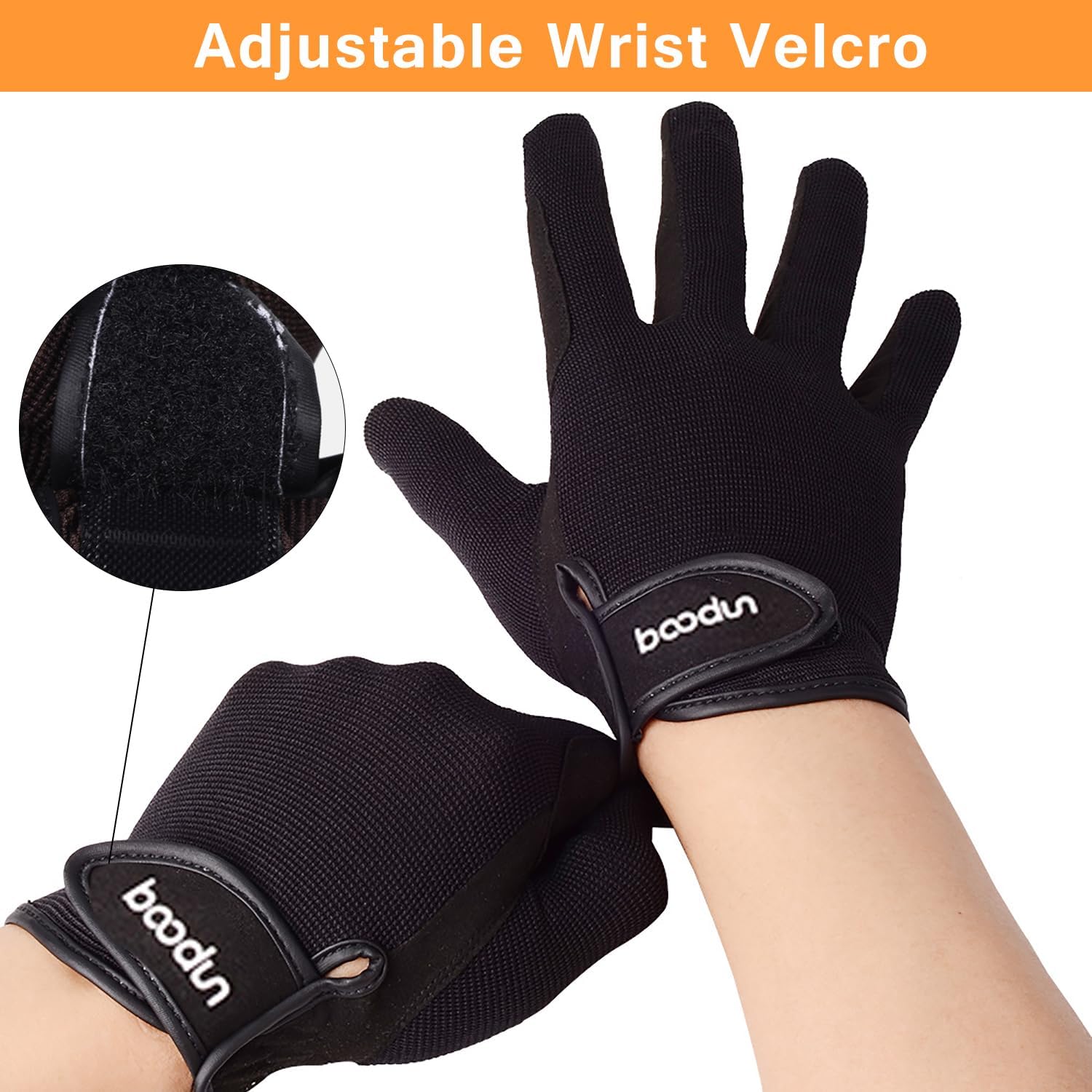 Horseback Riding Gloves - Professional Equestrian Gloves for Women, Men- Touchscreen, Cycling, Motorcycle Outdoors