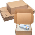 Shipping Boxes 12x9x4 Inches 20 Pack Corrugated Cardboard Brown Box