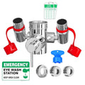 Eye Wash Kit, Faucet Mounted Emergency Eye Wash Station - 1 Pack