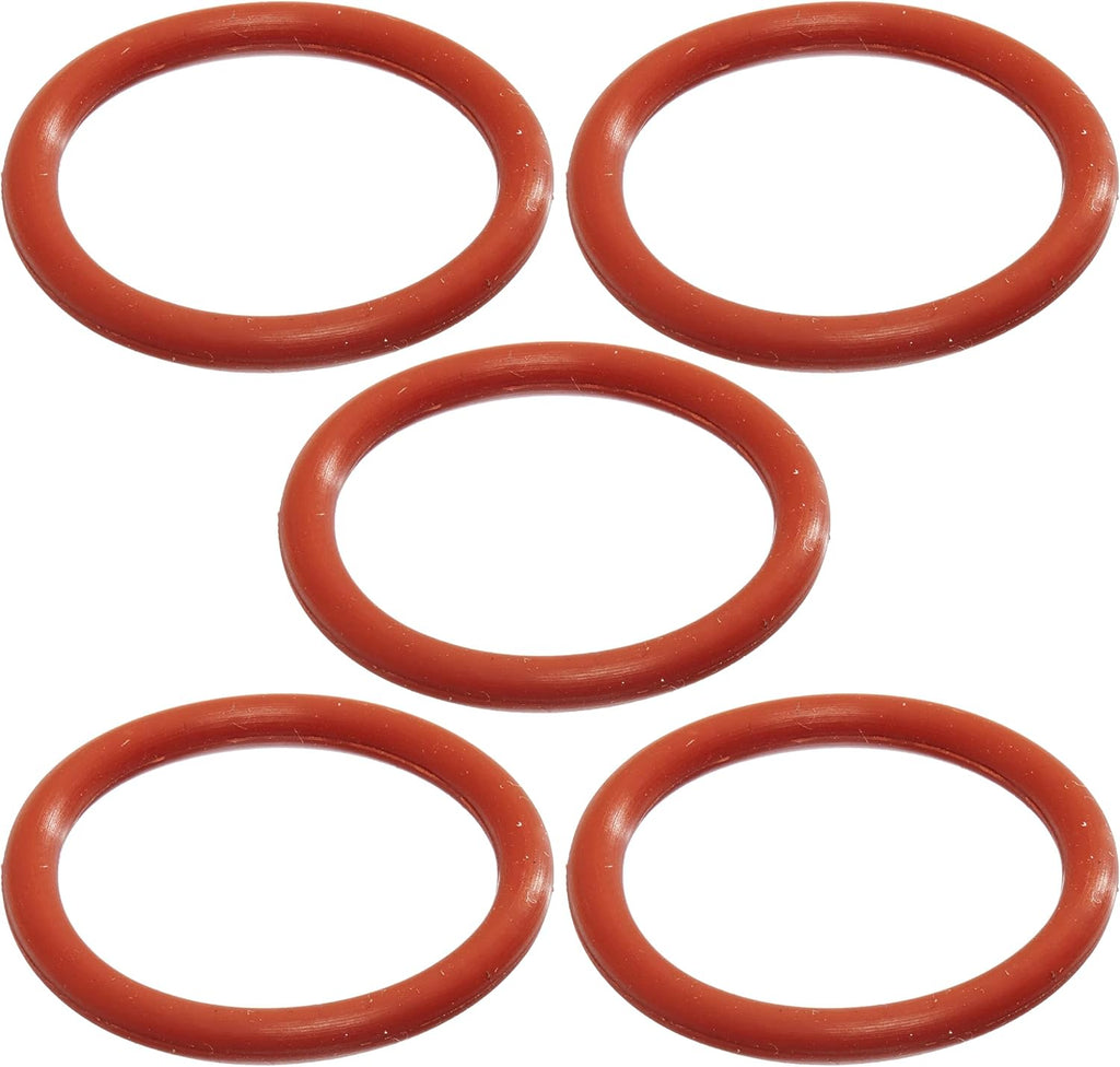 Sterling Seal & Supply 118 Silicone O-Ring, 70A Durometer, Red, 7/8" ID, 1-1/16" OD, 3/32" Width (Pack of 5)