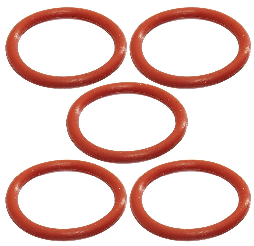 Sterling Seal & Supply 226 Silicone O-Ring, 70A Durometer, Red, 2" ID, 2-1/4" OD, 1/8" Width (Pack of 5)