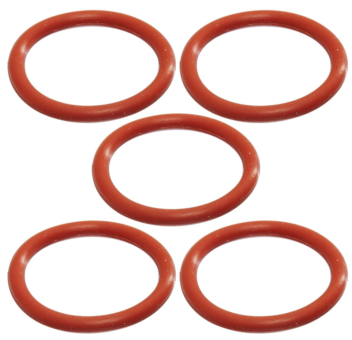Sterling Seal & Supply 226 Silicone O-Ring, 70A Durometer, Red, 2" ID, 2-1/4" OD, 1/8" Width (Pack of 5)