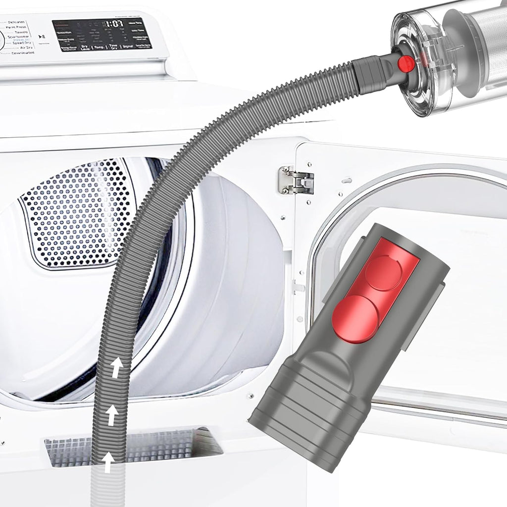Dryer Vent Cleaner Kit Compatible with Dyson Dryer Lint Vacuum Attachment for Dyson V7 V8 V10 V11 V12 V15 etc