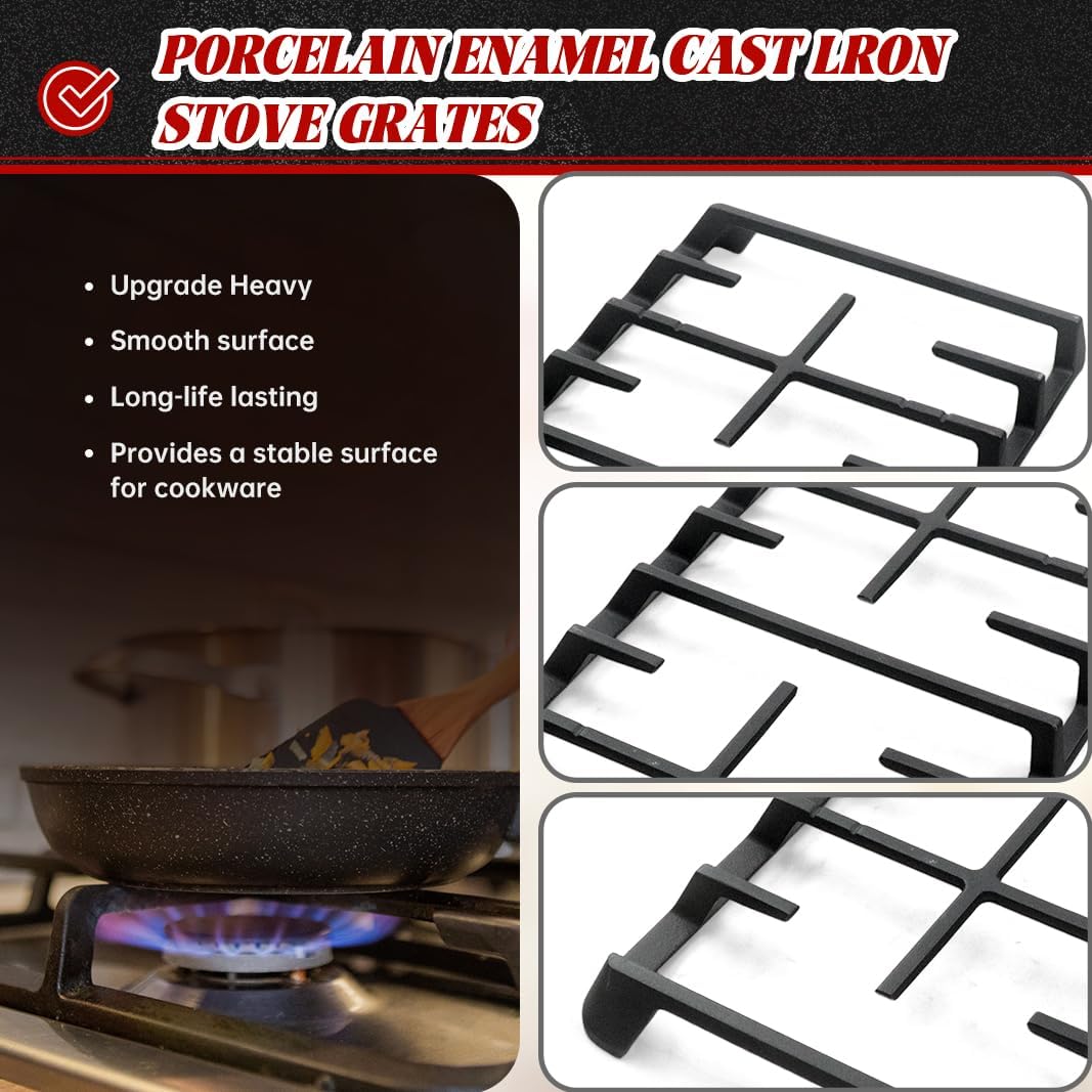 DG94-00937A DG94-00468B Side Grate Replacement for Samsung Stove Parts