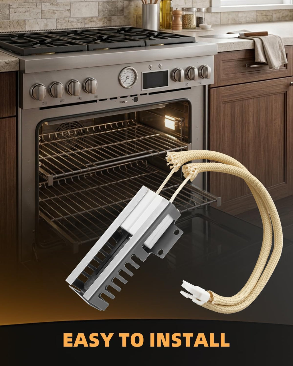 Upgraded 00755058 Gas Range Oven Ignitor Fit for Bosch Thermador