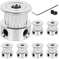 6 Pack GT2 Timing Belt Pulley 20 Teeth,5mm bore,synchronous Pulley