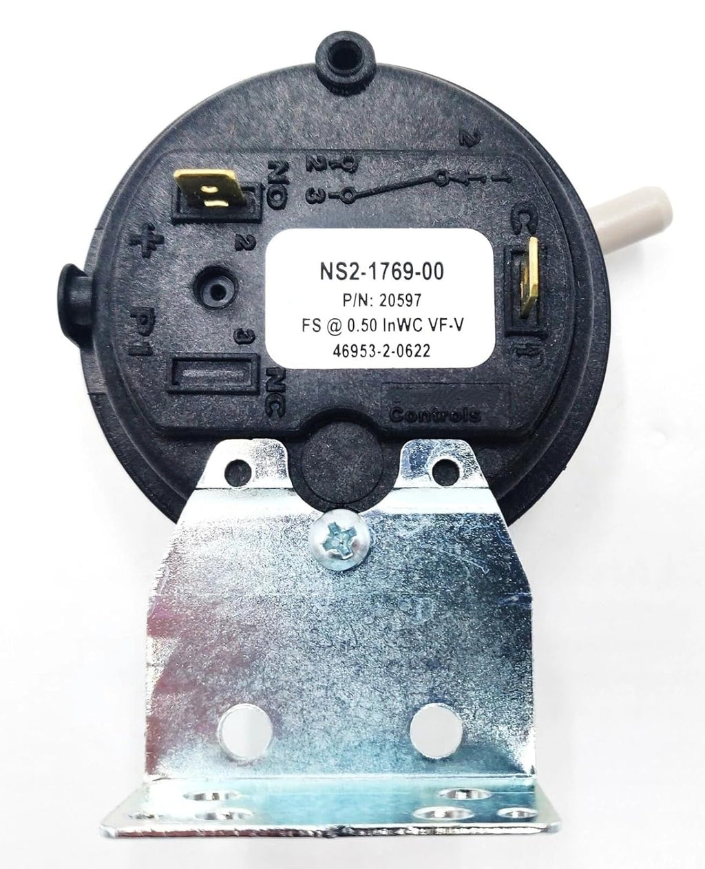 SWT2293 Furnace Air Pressure Switch - for Trane SWT02293 - Replacement Furnace Vent Air Pressure Switch 0.50"