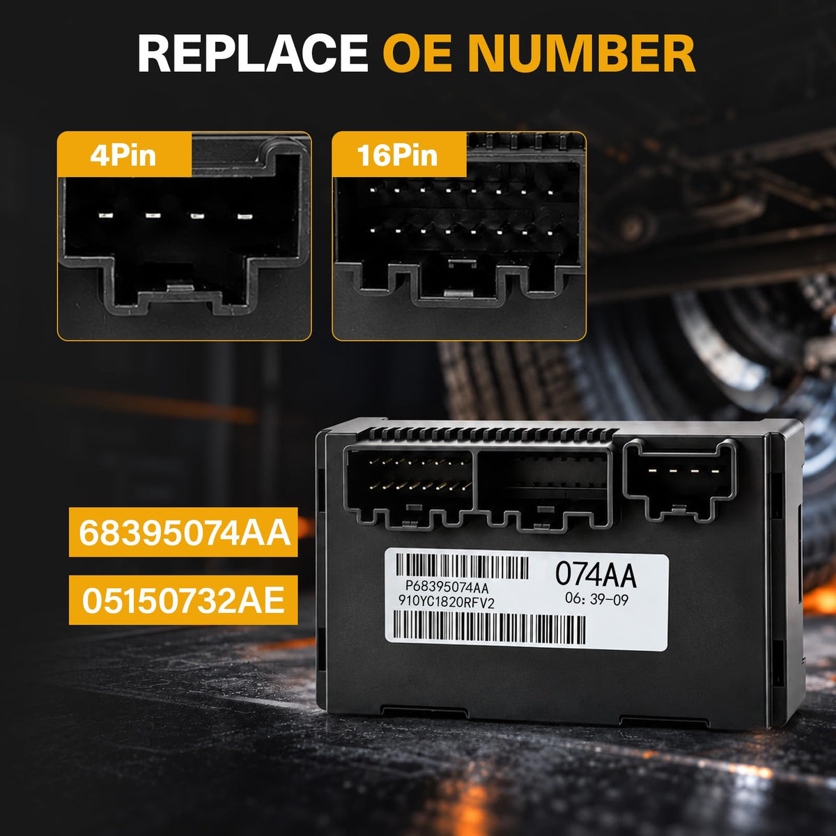 68395074AA Transfer Case Control Module Fit for Jeep Dodge 2014-2015
