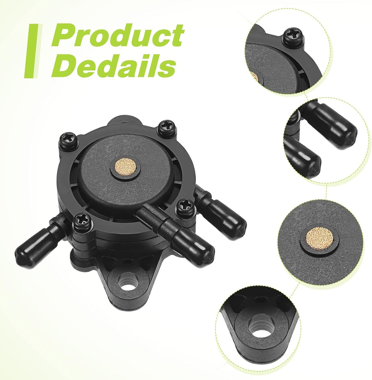 CHENGU 6 Pcs Fuel Pump Lawn Mower Compatible with 491922 691034 692313 808492 808656 808281 Fuel Pump for Outdoor Garden Lawn