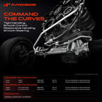 A-Premium Power Steering Pressure & Return Hose Line Assembly, From Gear