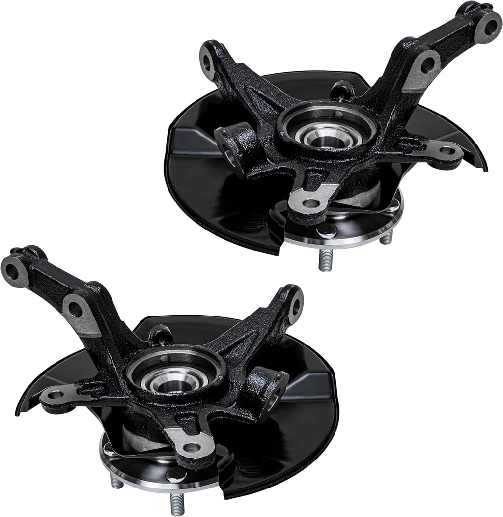 Detroit Axle - 2pc Knuckles with Wheel Hub Bearing for 06-11 Honda Civic