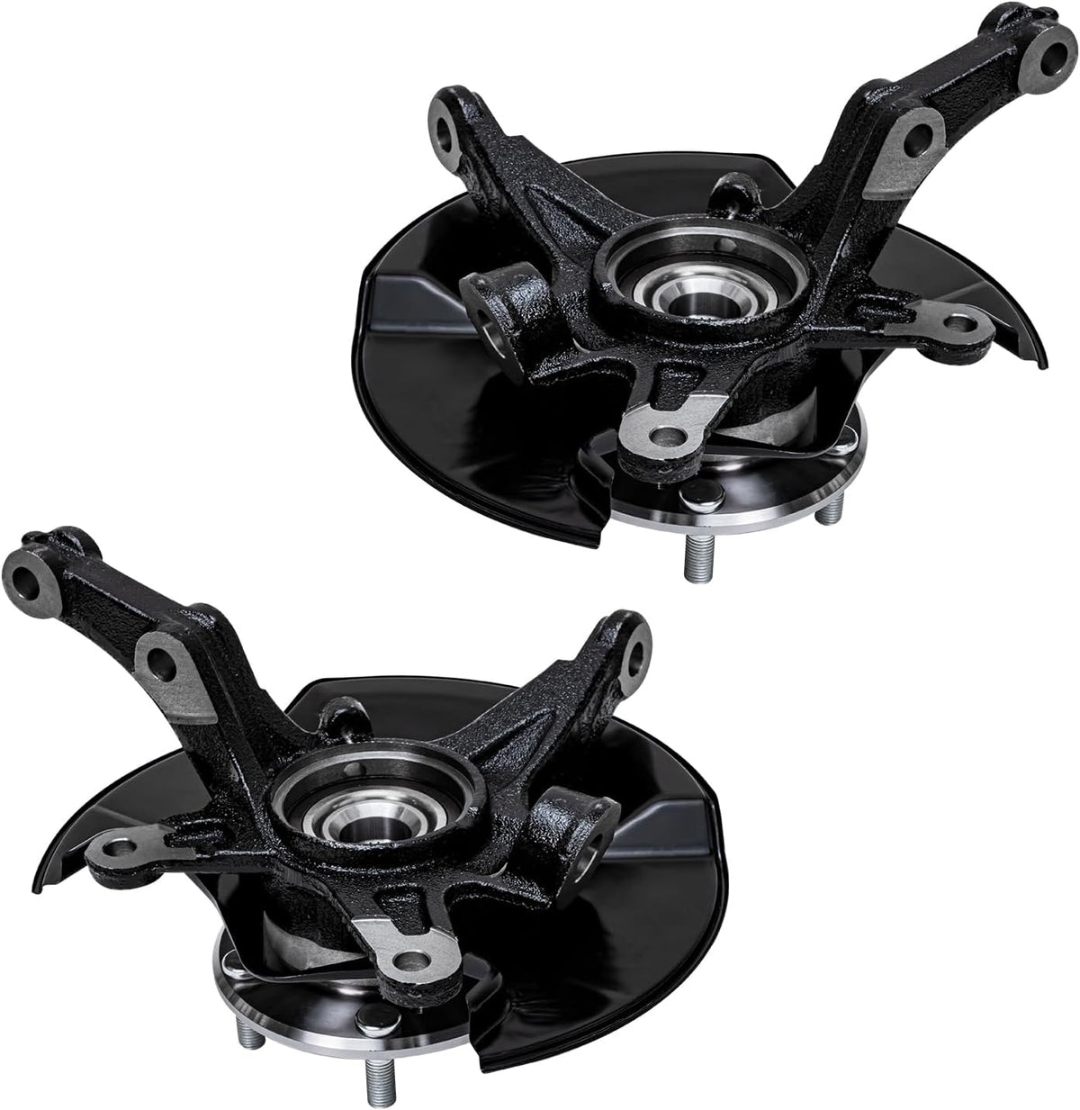 Detroit Axle - 2pc Knuckles with Wheel Hub Bearing for 06-11 Honda Civic