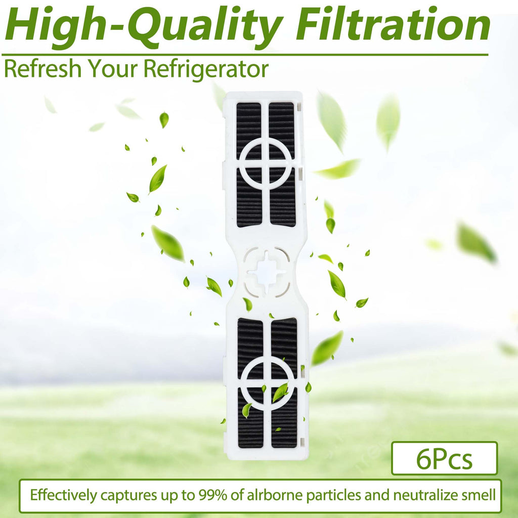 6 Pack AF2 RAF2 Refrigerator Air Filter Replacement