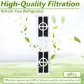 6 Pack AF2 RAF2 Refrigerator Air Filter Replacement
