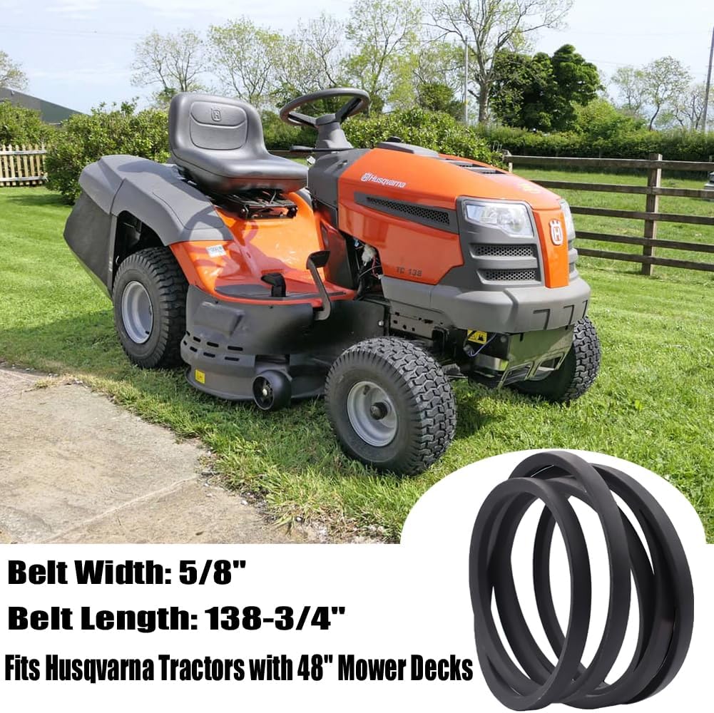 532197242 197242 Mower Deck Belt for Husqarna Craftsman 48inch Deck