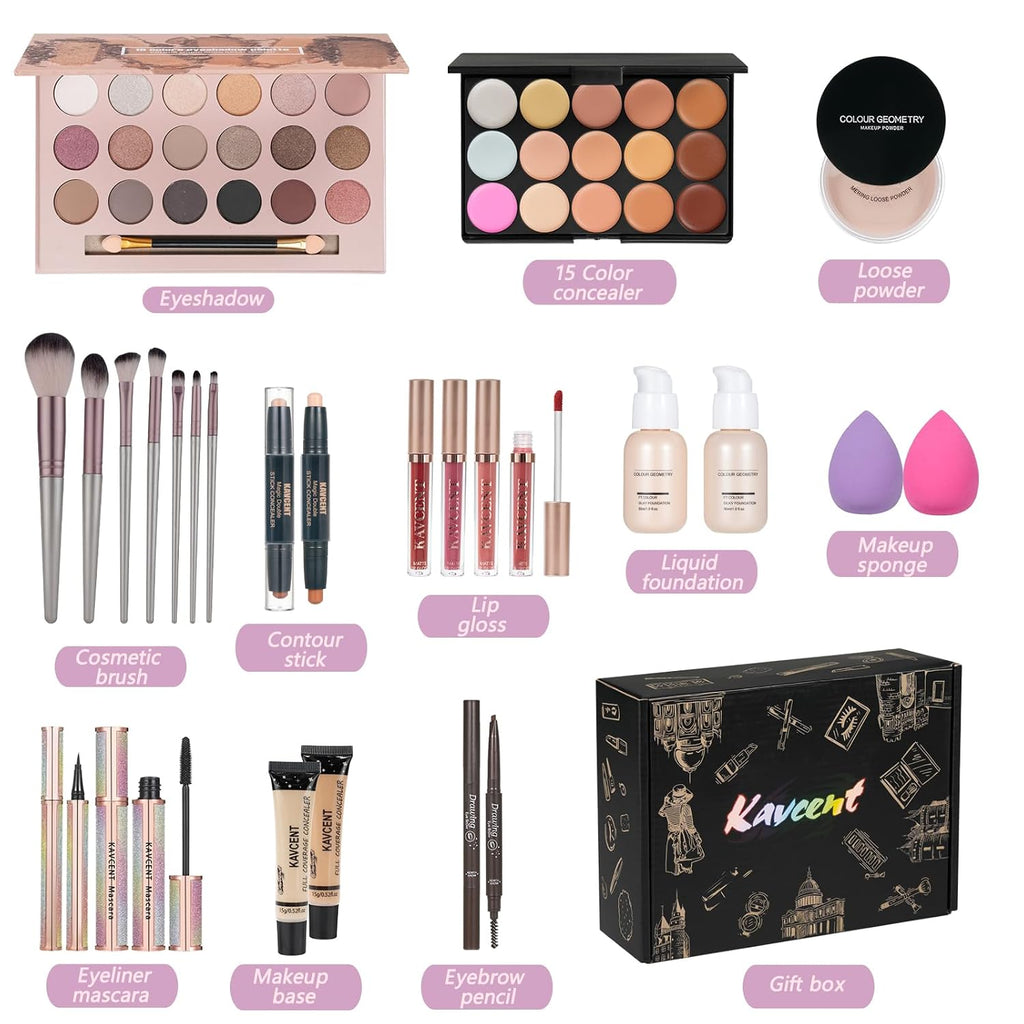 Makeup Set for Teens Makeup Kit for Women Full Kit Makeup Gift Set for Women Teen Girls Teenagers Eyeshadow Palette