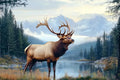 A Majestic Elk 200-Piece Wooden Puzzle for Adults & Beginners - Relaxing Escape from Daily Life, Perfect for Family