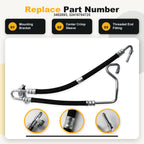 Carnovate Power Steering Pressure Hose Line Fit for BMW 330i 2001-2002
