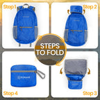 Lightweight Packable Backpack, Foldable Small Travel Day Pack 20L