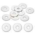 M6 Stainless Steel Flat Washers Round Assortment 10 Pcs